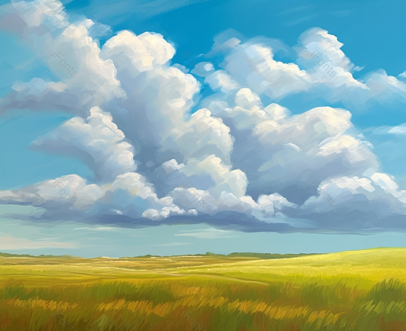 乡野中的夏天的草地手绘背景,插画/手绘图,插画/手绘图库,插画/手绘图下载,插画/手绘